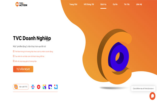 các chức năng chính khi thiết ké website quay phim chụp hình